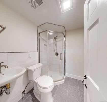 Bathroom, Glass Shower, Interior