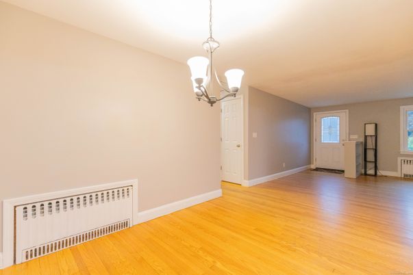 Chandelier, Empty room, Interior, Pendant Lights, Wood Texture Flooring