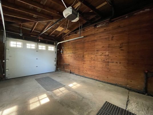 Garage, Interior, Wooden Beams, Wooden Ceilings, Wooden Walls