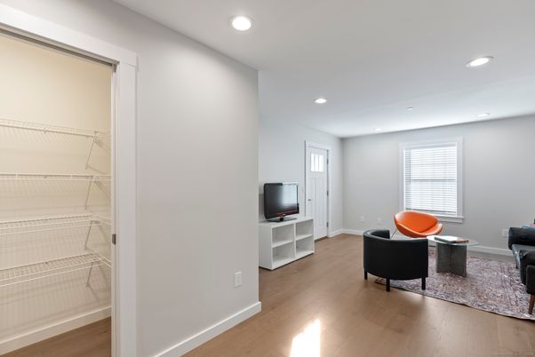Interior, Recessed Lighting, Wood Texture Flooring