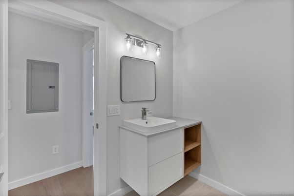 Bathroom, Interior, Wood Texture Flooring