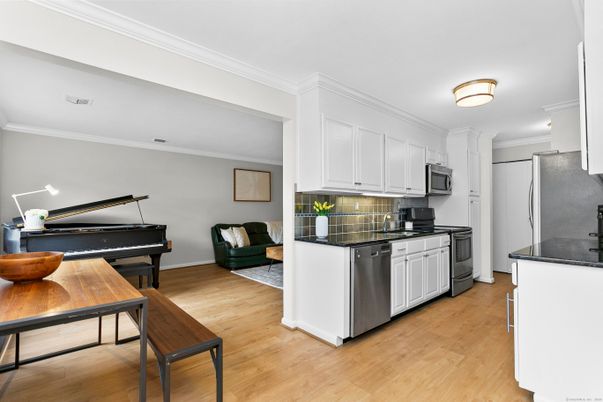 Interior, Kitchen, Living room, Piano, Wood Texture Flooring