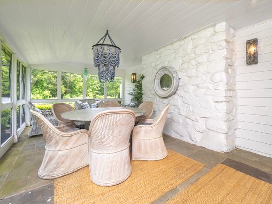 Dining room, Interior, Stone Walls, Sun Room