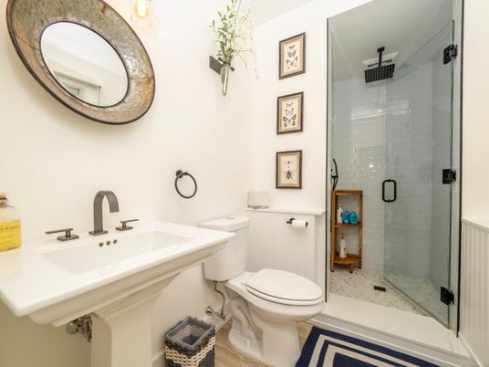 Bathroom, Glass Shower, Interior