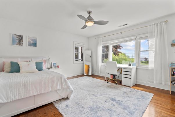 Bedroom, Home Office, Interior, Wood Texture Flooring