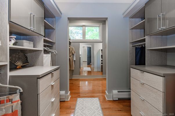 Interior, Walk-in Closets, Wood Texture Flooring