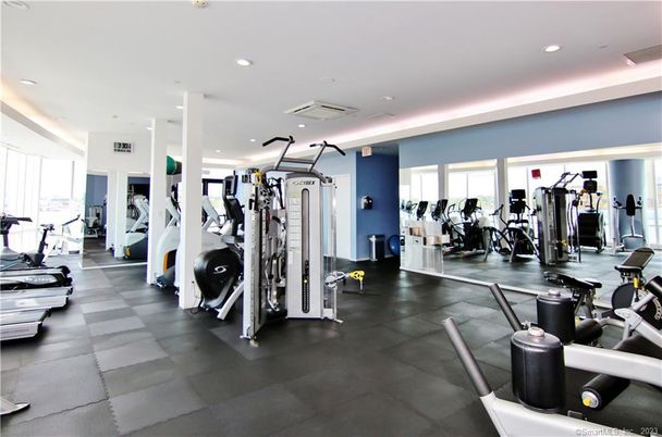 Fitness Equipment, Gym, Interior, Recessed Lighting