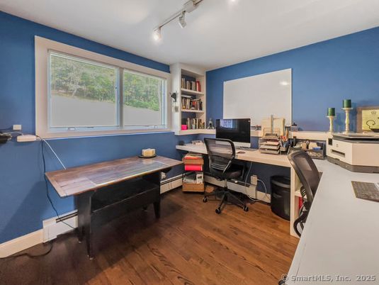 Home Office, Interior, Wood Texture Flooring