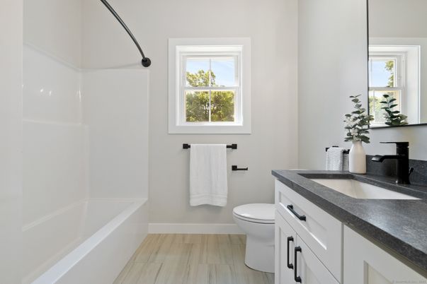 Bathroom, Interior, Wood Texture Flooring