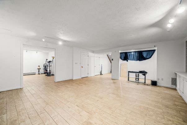 Fitness Equipment, Interior, Wood Texture Flooring