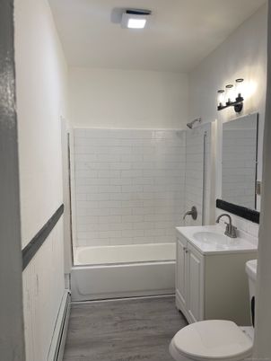Bathroom, Interior, Wood Texture Flooring