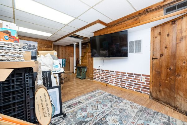 Interior, Wood Texture Flooring, Wooden Walls