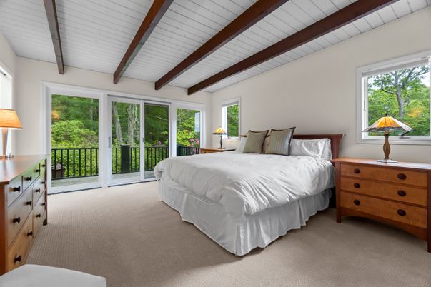 Bedroom, Interior, Wooden Beams