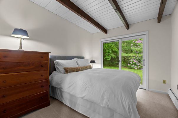 Bedroom, Interior, Wooden Beams