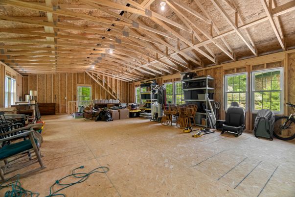 Fitness Equipment, Interior, Wooden Beams, Wooden Ceilings, Wooden Walls