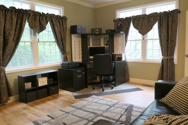 Home Office, Interior, Wood Texture Flooring