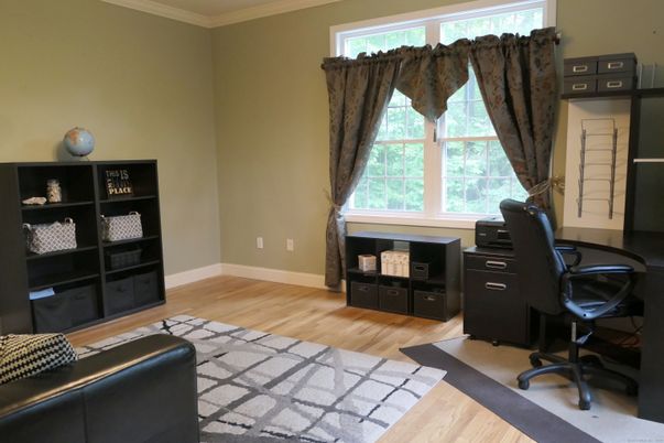 Home Office, Interior, Wood Texture Flooring