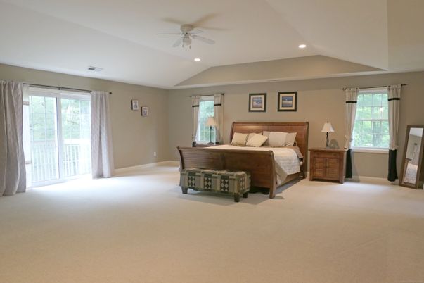 Bedroom, Interior, Recessed Lighting