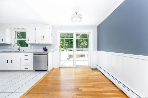 Interior, Kitchen, Wood Texture Flooring