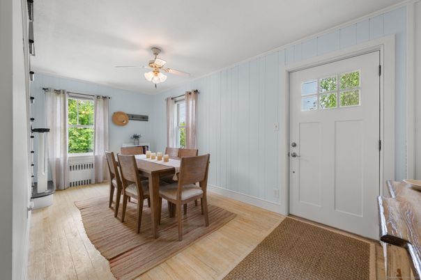 Dining room, Interior, Wood Texture Flooring