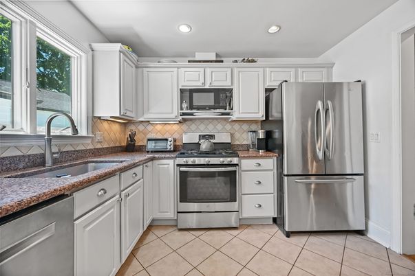 Interior, Kitchen, Recessed Lighting, Stainless Steel Appliances