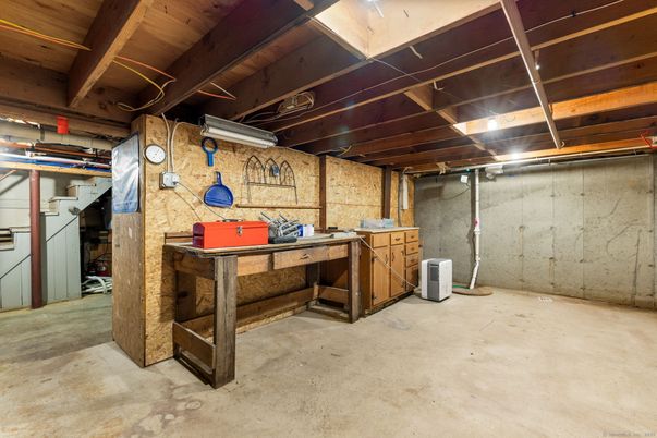 Interior, Stone Walls, Washer, Wooden Beams