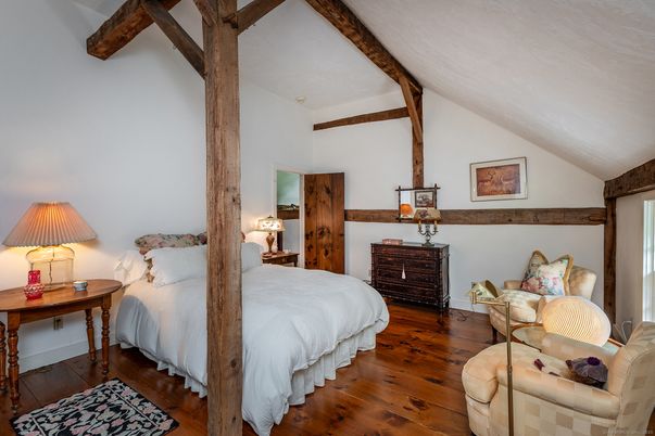 Bedroom, Interior, Wooden Beams, Wood Texture Flooring