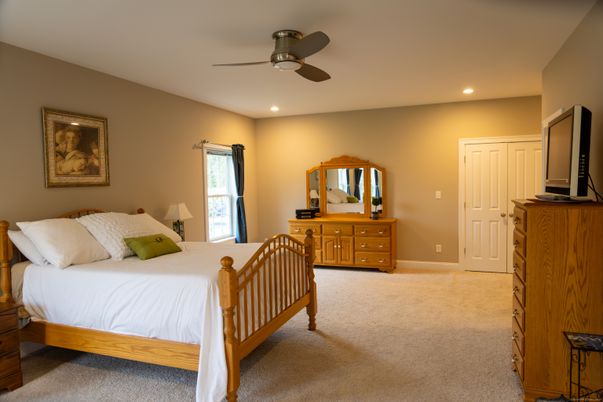 Bedroom, Interior, Recessed Lighting
