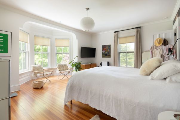 Bedroom, Interior, Wood Texture Flooring