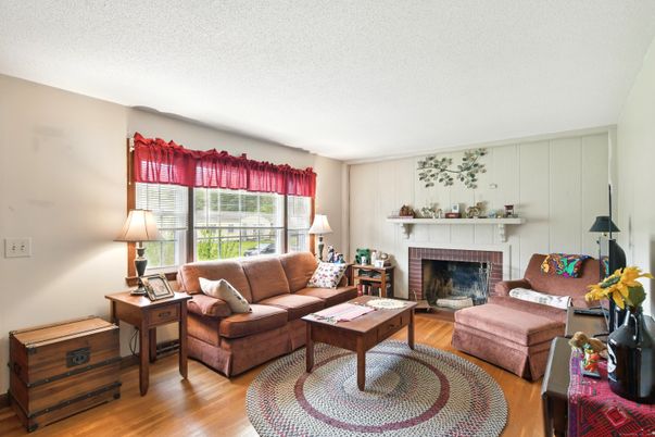 Fireplace, Interior, Living room, Wood Texture Flooring