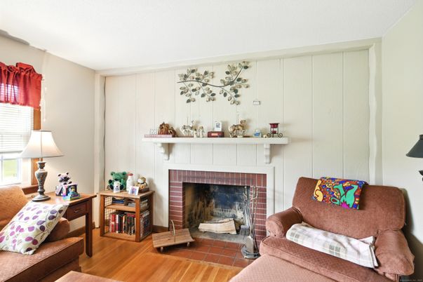 Fireplace, Interior, Wood Texture Flooring