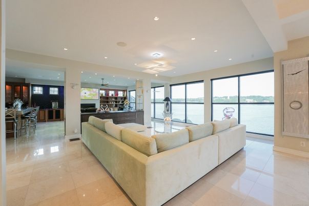 Dining room, Interior, Living room, Recessed Lighting, Water