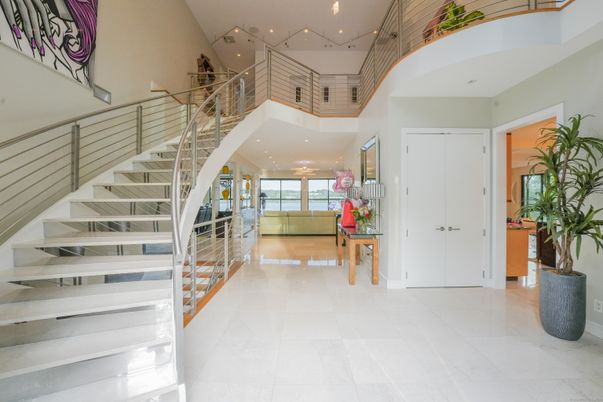 Interior, Marble, Recessed Lighting