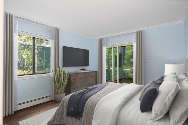 Bedroom, Interior, Wood Texture Flooring