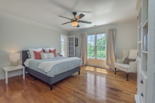 Bedroom, Interior, Wood Texture Flooring
