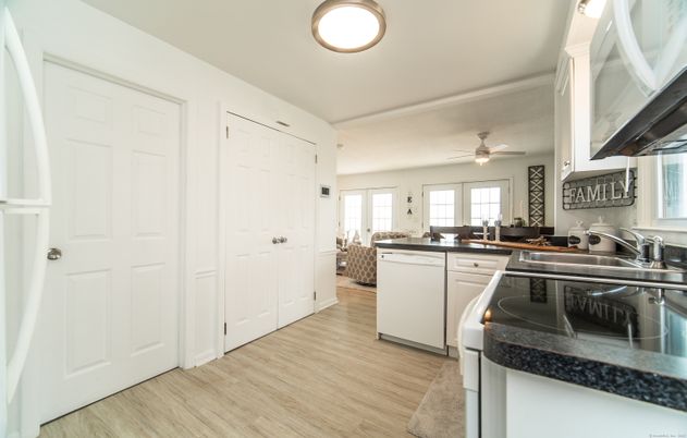Interior, Kitchen, Wood Texture Flooring