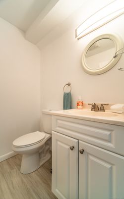 Bathroom, Interior, Wood Texture Flooring