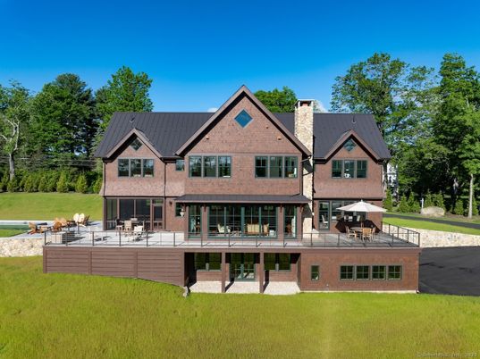 Backyard, Exterior, Facade, Brick Facade, Farmhouse