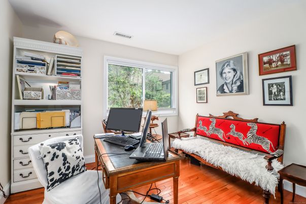 Home Office, Interior, Wood Texture Flooring
