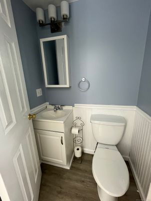 Bathroom, Interior, Wood Texture Flooring