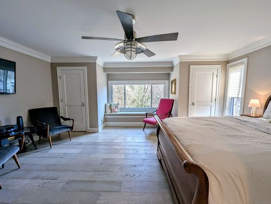 Bedroom, Interior, Wood Texture Flooring