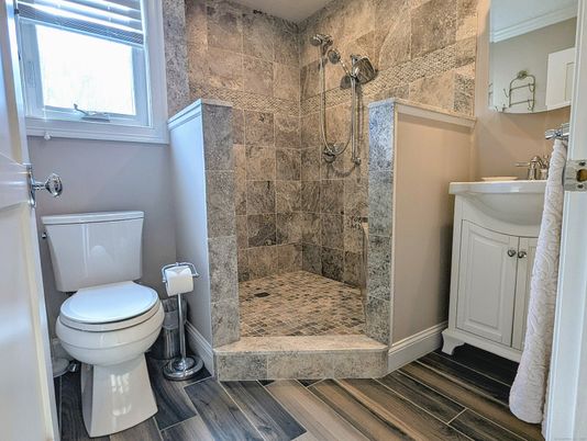 Bathroom, Interior, Wood Texture Flooring