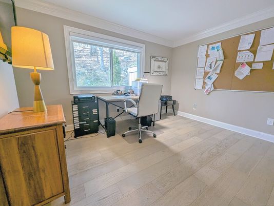 Home Office, Interior, Wood Texture Flooring