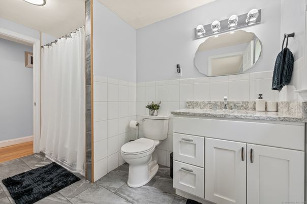 Bathroom, Interior, Wood Texture Flooring