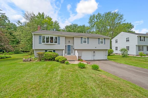 Attached, Exterior, Facade, Raised Ranch