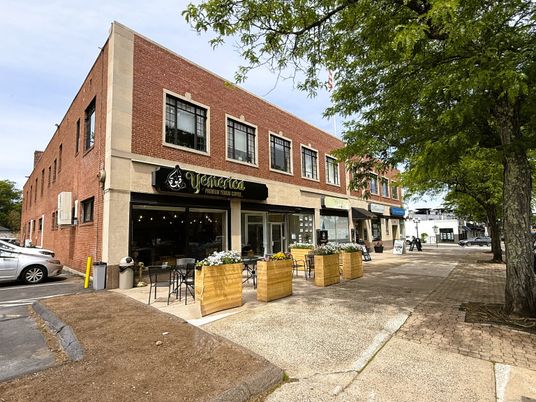 Exterior, Facade, Brick Facade, Condo Building