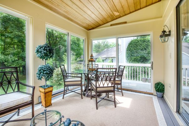 Dining room, Interior, Sun Room, Wooden Ceilings