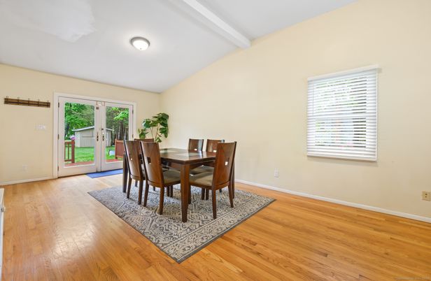 Dining room, Interior, Wood Texture Flooring