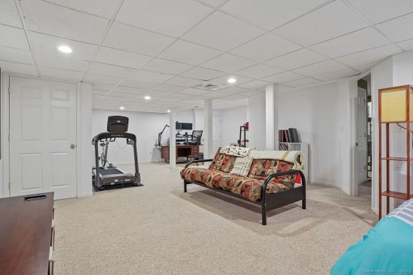 Bedroom, Fitness Equipment, Interior, Recessed Lighting