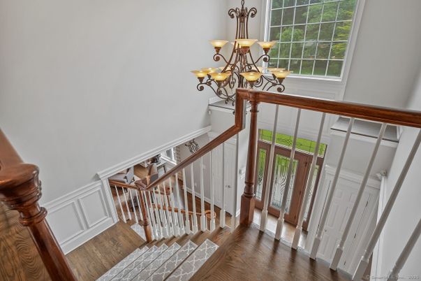Chandelier, Interior, Wood Texture Flooring